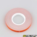 Orange reflective rim stripe sticker with 7 mm applicator