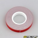 9 mm roter reflektierender Felgenstreifenaufkleber