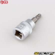 Soquete bit T27 Torx com furo 3/8" BGS