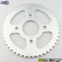 Rear sprocket 47 teeth steel 420 Yamaha TZR, MBK Xpower Afam gray