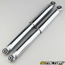 320mm smooth rear shock absorbers Peugeot 103, MBK 51 and Motobécane chrome