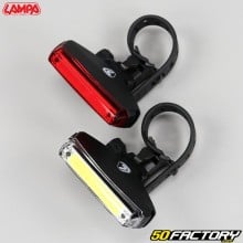 Luzes LED dianteiras e traseiras de bicicleta Lampa  Ilumia