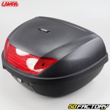 Top case 52L Lampa T-Box 52 black with red reflector