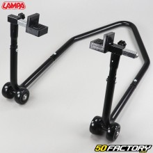 Cavalletto posteriore per moto smontabile Lampa nero