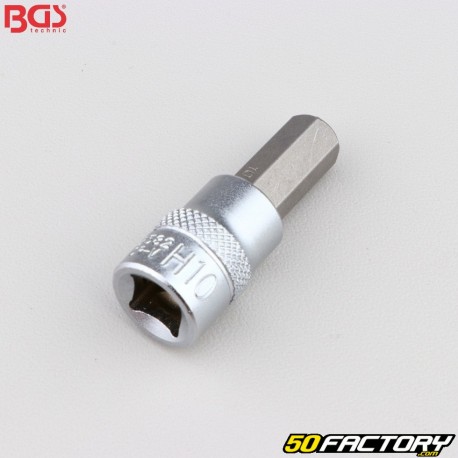 Bit Socket 10 mm Male BTR 3/8&quot; BGS