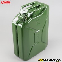 Bidão/ recipiente de combustível de metal anticorrosivo 20L Lampa verde