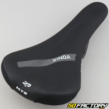 260x130 mm &quot;MTB&quot; bicycle saddle black and white