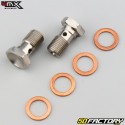 Mangueira de freio traseiro Honda CRF 250 R, RX (desde 2020), 450 (desde 2019)... 4MX vermelho