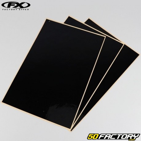 Aufkleber Vinyl Factory schwarz Effex 30x45 cm (Satz von 3 Blättern)