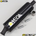 Silenciador Peugeot 103, MBK 51 Omega G2 preto