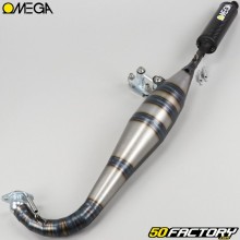 Exhaust pipe Peugeot 103 RCX,  SPX... Omega G2 carbon muffler