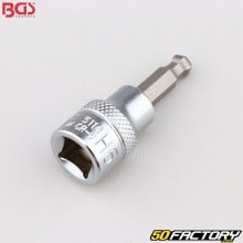 6 mm male BTR spherical 3&quot; bit socket BGS