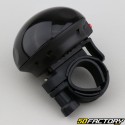 Round electronic bike bell, black scooter