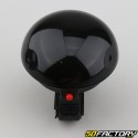 Round electronic bike bell, black scooter