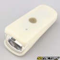 Rechargeable front light with white bicycle leds