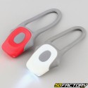 Front and rear lights with white and red Finger bike leds