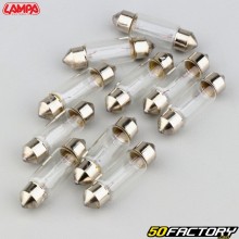 Lâmpadas torpedo SV8.5-8 12V 10W 35 mm Lampa (lote de 10)