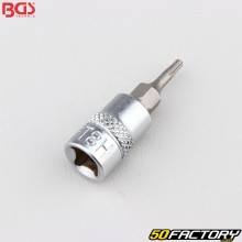 Llave de vaso con punta TXNUMX Torx con orificio XNUMX/XNUMX" BGS