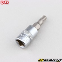 Chiave a bussola T25 Torx con foro 1/4" BGS