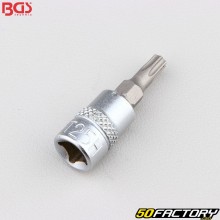 Douille à embout T25 Torx percé 1/4" BGS