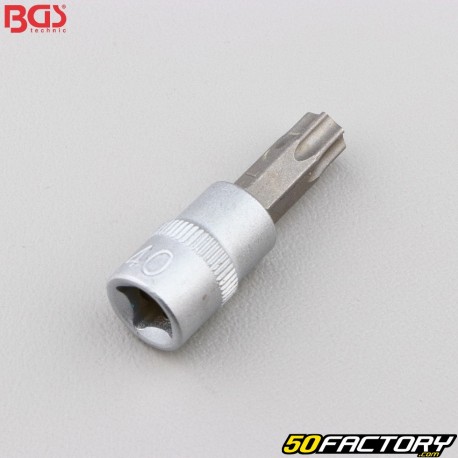 Stecknuss Torx T40 mit Bohrung 1/4" BGS