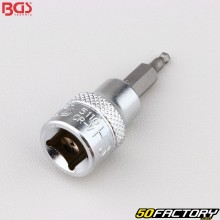 3 mm male BTR spherical 3&quot; bit socket BGS