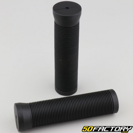 124 mm black bicycle grips