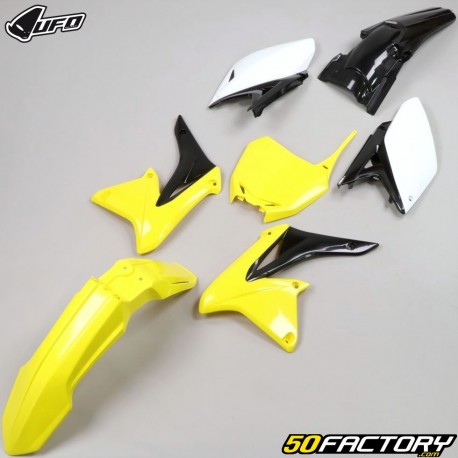 Kit in plastica Suzuki RM-Z250 (2010 - 2018) UFO giallo, bianco e nero
