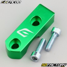 Master cylinder cover, clutch handle with mirror support 8 mm universal Gencod green (with screws)