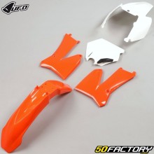 Kit de carenagem Kit KTM SX XNUMX (XNUMX - XNUMX) UFO laranja e branco