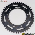 Rear sprocket 47 teeth steel 420 Derbi,  Rieju,  Yamaha,  Peugeot... Supersprox black