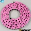 Reinforced 428 chain 140 pink KMC links