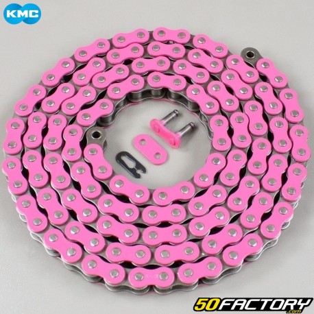 Reinforced 428 chain 136 pink KMC links
