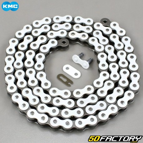 Reinforced 415 chain 122 white KMC links