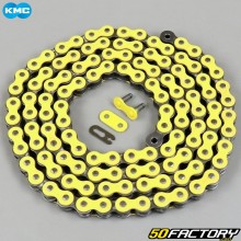 Reinforced 415 chain 122 links yellow KMC