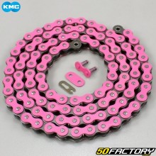 Cadena de eslabones 415 estándar KMC rosa