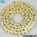 Catena 520 rinforzata con maglie KMC oro 130