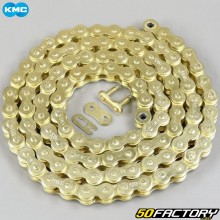 Reinforced 520 chain 112 gold KMC links