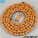 Reinforced 420 chain 134 orange KMC links