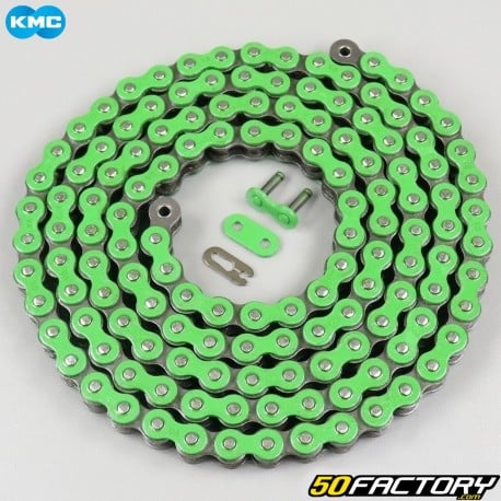 Reinforced 420 chain 136 green KMC links