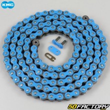 Catena 420 rinforzata 136 maglie blu KMC