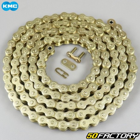 Cadena 420 reforzada 136 gold KMC links
