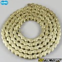 Reinforced 420 chain 136 gold KMC links