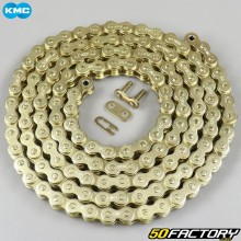 Cadena 420 reforzada 112 enlaces KMC oro