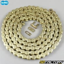 Cadena 420 reforzada 104 enlaces KMC oro