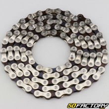 Bicycle chain 6 - 7 - 8 speed 116 silver links