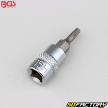 Douille à embout T15 Torx percé 1/4" BGS