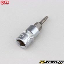 Chiave a bussola T9 Torx con foro 1/4" BGS