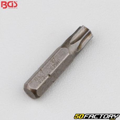 Punta torx perforada T35 1/4&quot; BGS