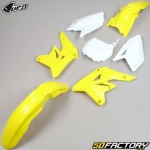 Kit de carenado Suzuki  RM Z XNUMX (XNUMX - XNUMX) UFO  amarillo y blanco